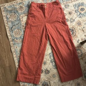 Elastic Wide Leg Trousers